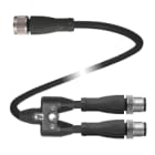 PEPPERL + FUCHS FA - Cavo di collegamento a Y V1S-G-BK0,3M-PUR-U-T-0,3M-V1-G.