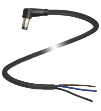PEPPERL + FUCHS FA - Connettore cavo V3S-WR-BK1M-PUR-U.