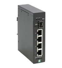 PEPPERL + FUCHS - Switch Ethernet PoE non gestito gigabit ICRL-U-4RJ45/SFP-PoE-G-DIN.