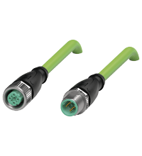 PEPPERL + FUCHS FA - Cavo di collegamento Ethernet V1D-G-GN1M-PUR-E1S-V1D-G.