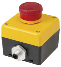 PEPPERL + FUCHS FA - Pulsante di arresto di emergenza AS-Interface VAA-2E1A-F85A/CB10-S-V1.