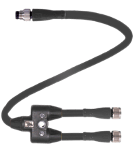 PEPPERL + FUCHS FA - Cavo di collegamento a Y V3-GM-0,6M-PUR-U-T-0,15M-V31.