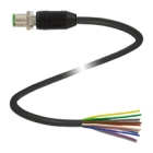 PEPPERL + FUCHS FA - Connettore schermato V112S-G-BK15M-PUR-ABG per cavo.