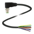 PEPPERL + FUCHS FA - Connettore schermato V112S-W-BK5M-PUR-ABG per cavo.