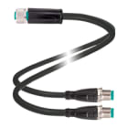 PEPPERL + FUCHS FA - Cavo di collegamento a Y V11S/V15S-G-0,2M-PUR-T-V1-GX-Y.