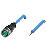 PEPPERL + FUCHS FA - Connettore cavo NAMUR V1-G-N4-5M-PUR-N4S.