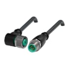 PEPPERL + FUCHS FA - Cavo di collegamento schermato V1-W-BK0,27M-PUR-U/ABG-V1-G, V1-W-BK0,3M-PUR-U/ABG-V1-G.