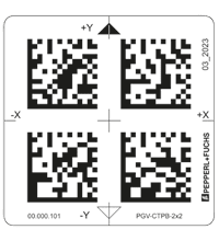 PEPPERL + FUCHS FA - Etichetta Data Matrix in poliestere PGV-CTPB-2x2.
