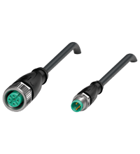 PEPPERL + FUCHS FA - Cavo di collegamento V11-G-BK0,35M-PUR-U-V3-GM.