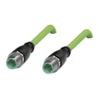 PEPPERL + FUCHS FA - Cavo di collegamento Ethernet V1SD-G-GN1,6M-PUR-E1S-V1D-G.