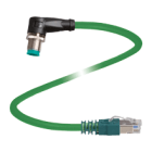 PEPPERL + FUCHS FA - Cavo di collegamento Ethernet V1SD-W-GN0,6M-PUR-E2S-V45-G.