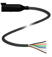 PEPPERL + FUCHS FA - Connettore cavo DT6P-G-BK3M-PUR-O1.