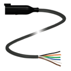 PEPPERL + FUCHS FA - Connettore cavo DT6P-G-BK3M-PUR-O1.