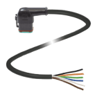 PEPPERL + FUCHS FA - Cavo femmina DT6S-W-BK10M-PUR-O1, connettore DT6S-W-BK10M-PUR-O1.