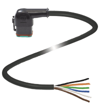 PEPPERL + FUCHS FA - Cavo femmina DT6S-W-BK3M-PUR-O1.