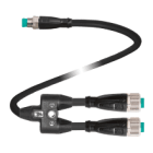 PEPPERL + FUCHS FA - Cavo di collegamento a Y V11-G-0,6M-PUR-U-T-0,6M-V31-GM.