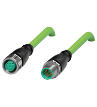PEPPERL + FUCHS FA - Cavo di collegamento Ethernet V19-G-GN1M-PUR-E2S-V19-G.
