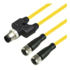 PEPPERL + FUCHS FA - Cavo di collegamento a Y V1-G-YE0,6M-PUR-A1-T-V1-G.