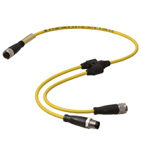 PEPPERL + FUCHS FA - Cavo di collegamento a Y V1S/V1-YE0,15-PUR-A1-TEE-0,3-V1.