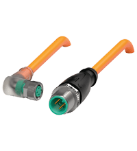 PEPPERL + FUCHS FA - Cavo di collegamento V3-WM-E2-OR7,5M-PUR-A1-V11-G.