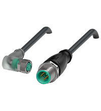 PEPPERL + FUCHS FA - Cavo di collegamento V3-WM-E2-BK0,6M-PUR-U-V11-G.