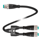 PEPPERL + FUCHS FA - Cavo di collegamento a Y V1-G-2,5/0,5-PUR-U-TEE-3M-V1-G.