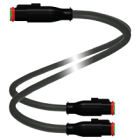 PEPPERL + FUCHS FA - Cavo di collegamento a Y DT2S/DT2S-G-0,6M-PUR-O1-T-DT4S. 70176333