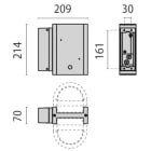 PERFORMANCE IN LIGHTING - Mensola Nikko+ 21 gr/met, Mensola 21.