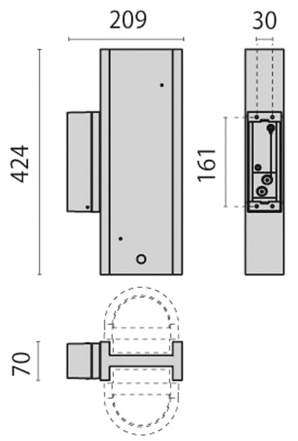 PERFORMANCE IN LIGHTING - Mensola Nikko+ 45 gr/met, Mensola 45.