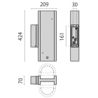 PERFORMANCE IN LIGHTING - Mensola 45 Nikko+ 45 Antrac