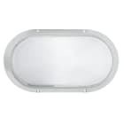PERFORMANCE IN LIGHTING - Apparecchio a parete 1x60W Ottica simmetrica diffodente SUPERDELTA OV BIANCO.