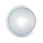 PERFORMANCE IN LIGHTING - Apparecchio a parete 1x75W ottica simmetrica extra diffondente superdelta ton bianco. 001720