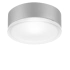 PERFORMANCE IN LIGHTING - Apparecchio a parete e soffitto 1x100W Ottica simmetrica extra diffondente DROP 28 GRIGIO.