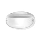 PERFORMANCE IN LIGHTING - Apparecchio a parete 1x21W FBT Ottica asimmetrica extra diffodente CHIP OV 25/GRILL BIANCO.