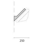 PERFORMANCE IN LIGHTING - Mensola Delta 33, ideale per arredare con stile e funzionalità.