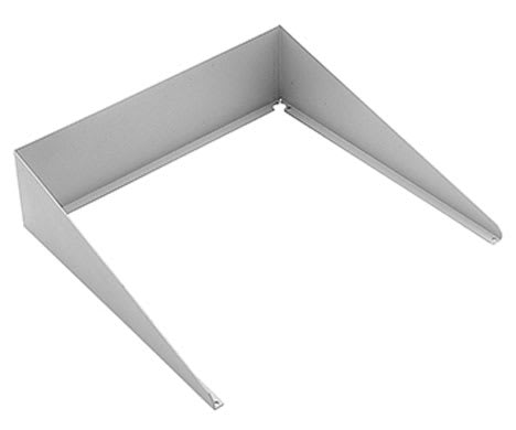 PERFORMANCE IN LIGHTING - Visiera in alluminio verniciata grigio A0285-94 WIN 01.