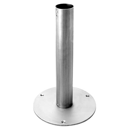 PERFORMANCE IN LIGHTING - Base per installazione a pavimento in acciao Inox AISI 316 per modelli H 220/250cm A0370-BASE PER PAVIMENTO KHA SLIM.