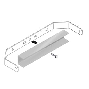 PERFORMANCE IN LIGHTING - Staffa di rinforzo Guell A0684-94 per migliorare la stabilità strutturale.
