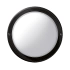 PERFORMANCE IN LIGHTING - Apparecchio a parete e soffitto 1x15W FBT Ottica simmetrica extra diffodente EKO 21 E27 750 NERO.