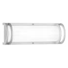 PERFORMANCE IN LIGHTING - Apparecchio a parete LED 15W 3000K Ottica simmetrica diffodente NIKKO+45 10LED GR/M DA 3000K 15W