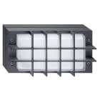 PERFORMANCE IN LIGHTING - Led a parete 14W 3000K con ottica simmetrica extra diffondente BLIZ GUARD AN96. 303418