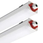 PERFORMANCE IN LIGHTING - led plafoniere stagna 4000k 25w statica emergenza 3h ottica simmetrica extra diffondente norma+120 s/ew 840 gr-ral7035 em