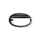 PERFORMANCE IN LIGHTING - Apparecchio a parete LED 11,5W 4000K Ottica asimmetrica extra diffondente CHIP OV30 GRILL 10 A/EW 840 BK81 3100158