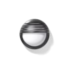 PERFORMANCE IN LIGHTING - Led apparecchio a parete 3000K 11,5W statica ottica asimmetrica extra diffodente EKO 21/GRILL 9.5 A/EW 830 BK81. 3100224