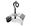 PERFORMANCE IN LIGHTING - Kit staffette in acciaio inox per fissaggio rapido a soffitto + molle e ganci per rail (2 pezzi)