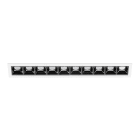 PERFORMANCE IN LIGHTING - Faretti da incasso LED 3000K 23.5W simmetrica intensiva B10 20.5 S/I 930 WH-RAL9010.