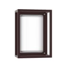 PERFORMANCE IN LIGHTING - Apparecchio a parete LED 3000K 14.5W Ottica simmetrica extra diffondente Lanterna NK27 13 S/EW 830 RB10