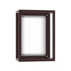 PERFORMANCE IN LIGHTING - Apparecchio a parete LED 3000K 14.5W Ottica simmetrica extra diffondente Lanterna NK27 13 S/EW 830 RB10
