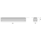PERFORMANCE IN LIGHTING - Controcassa L590 recessed box strip square inground.