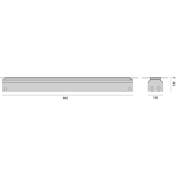 PERFORMANCE IN LIGHTING - Controcassa L842 per incassi a terra e a parete, ideale per installazioni in ambienti esterni e interni.